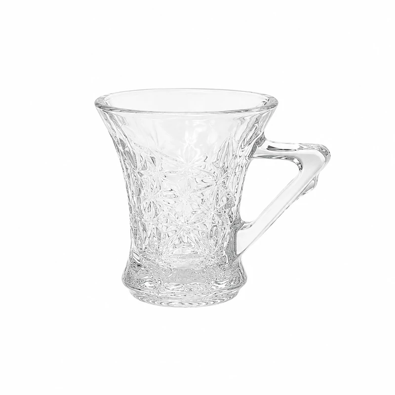 استکان بلور کاوه مدل فوجی بسته 6 عددی کد 4209