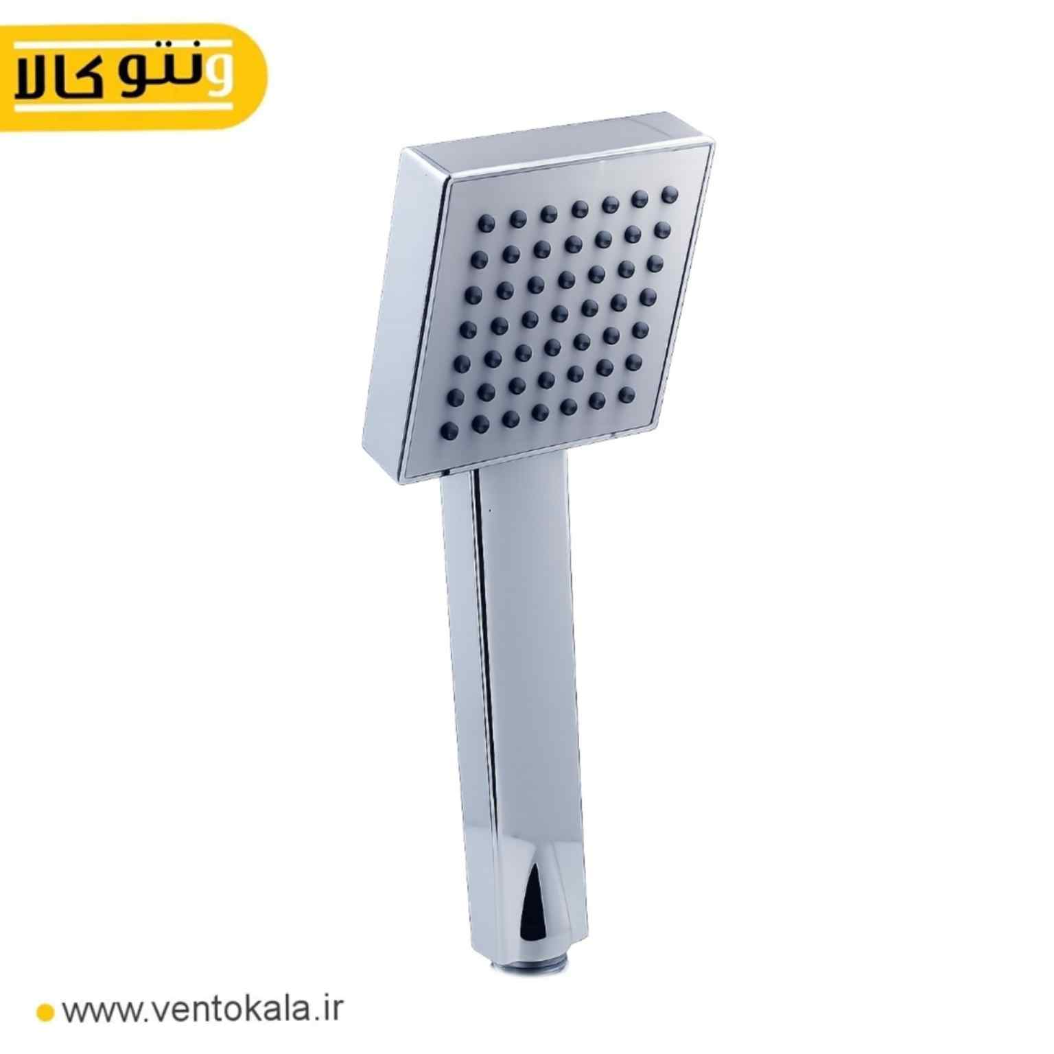 سردوش حمام مربع مدل فلت کروم