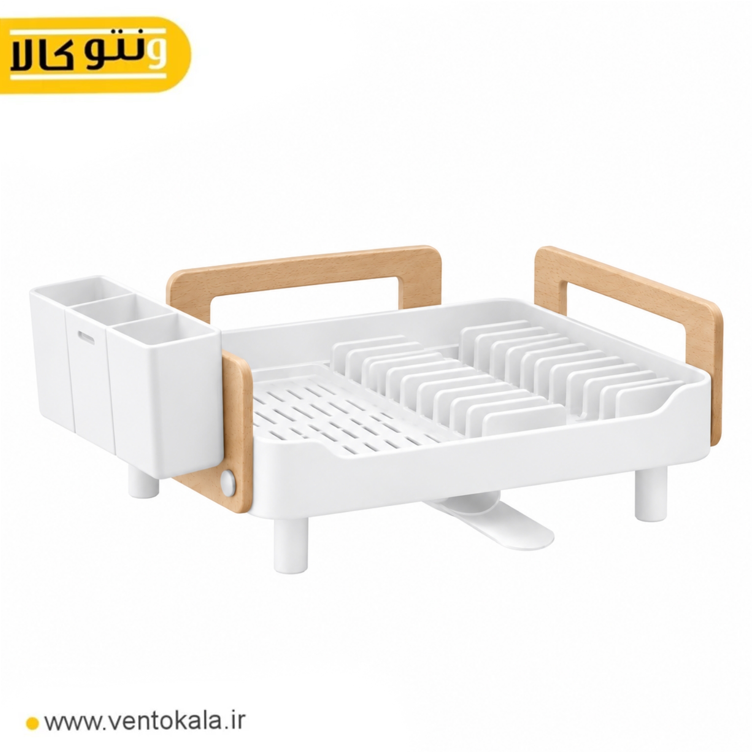 جاظرفی یک طبقه اقتصادی مدل pp10 سفیدچوب | کد 9983